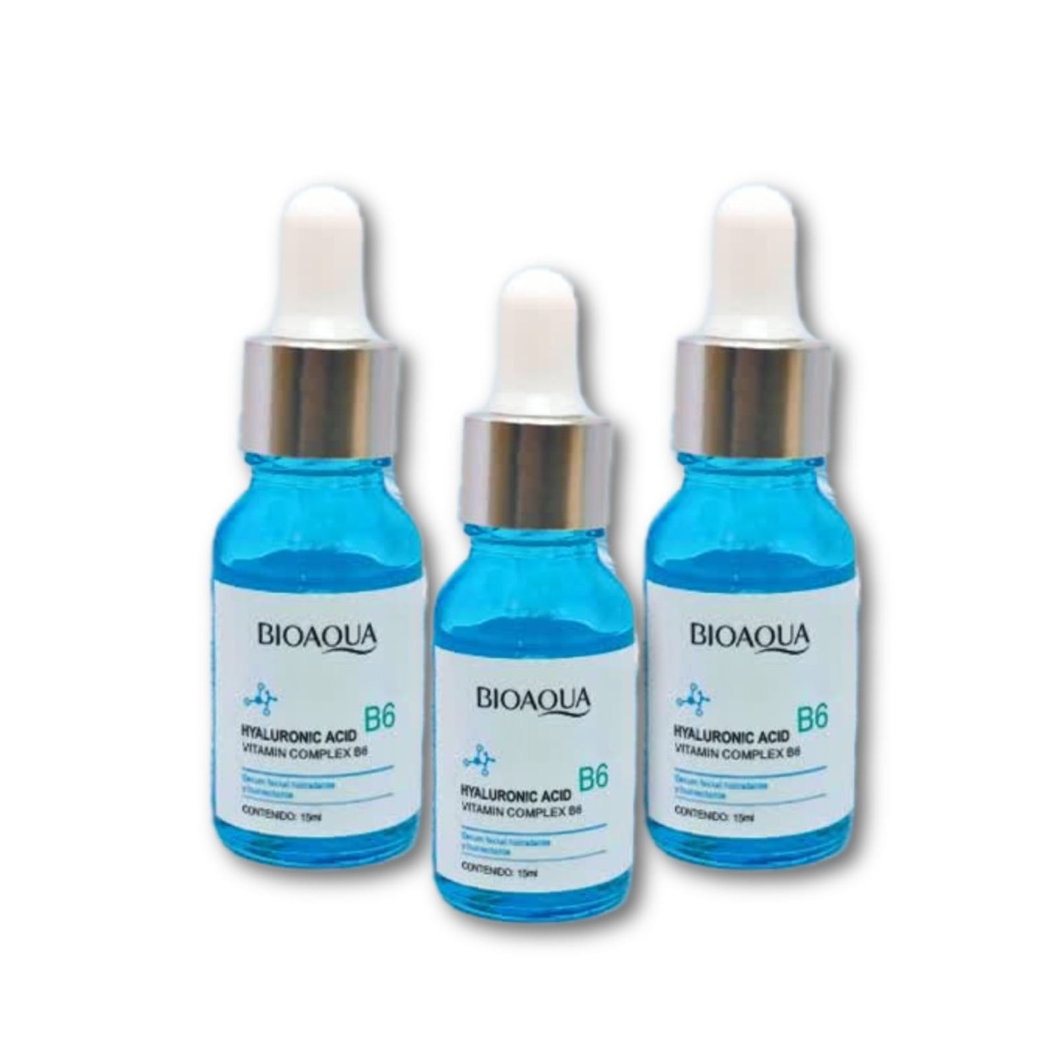 SERUM ROSTRO BIOAQUA 3 COMPLEJO B6 ÁCIDO HIALURÓNICO - 1