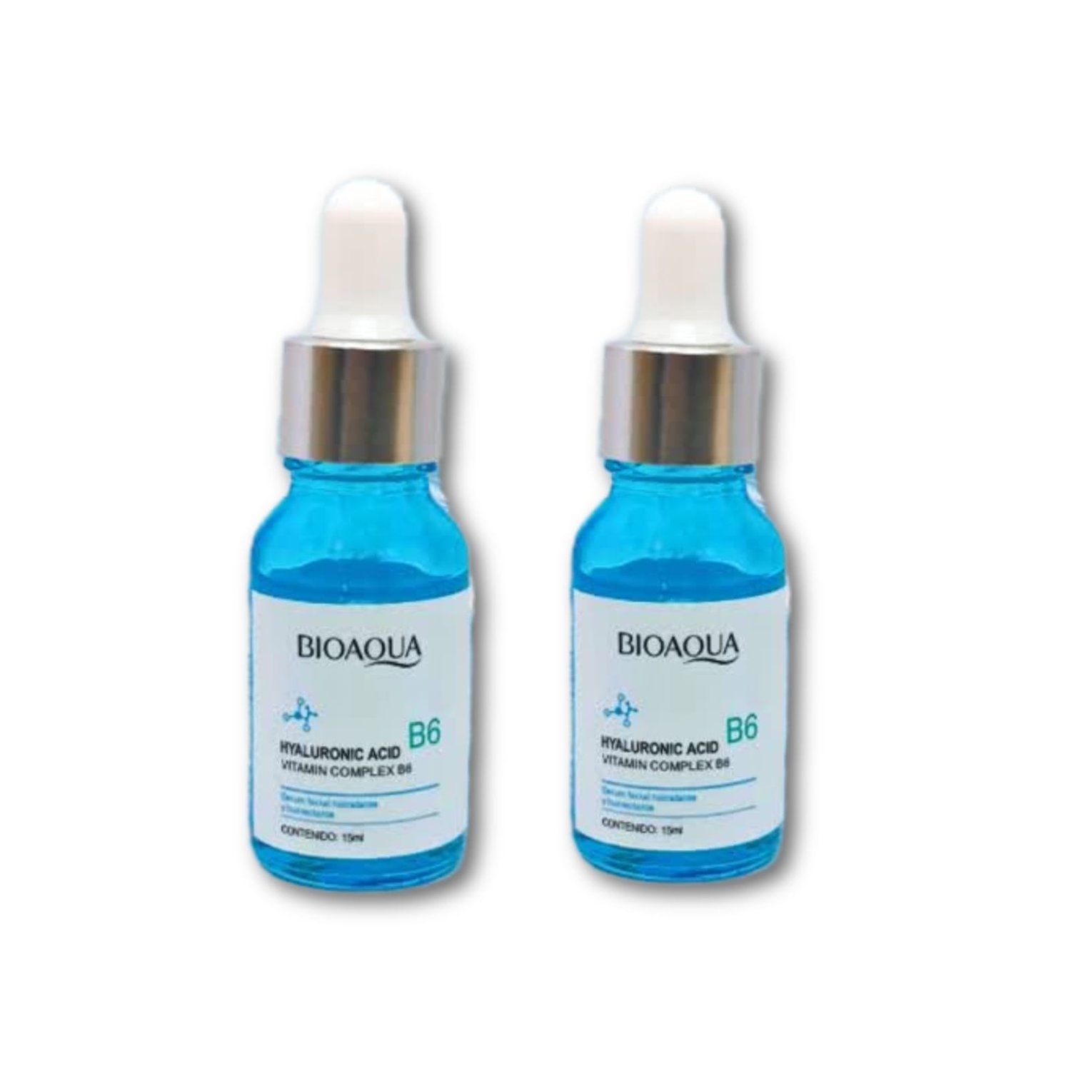 SERUM ROSTRO BIOAQUA 2 COMPLEJO B6 ÁCIDO HIALURÓNICO - 1