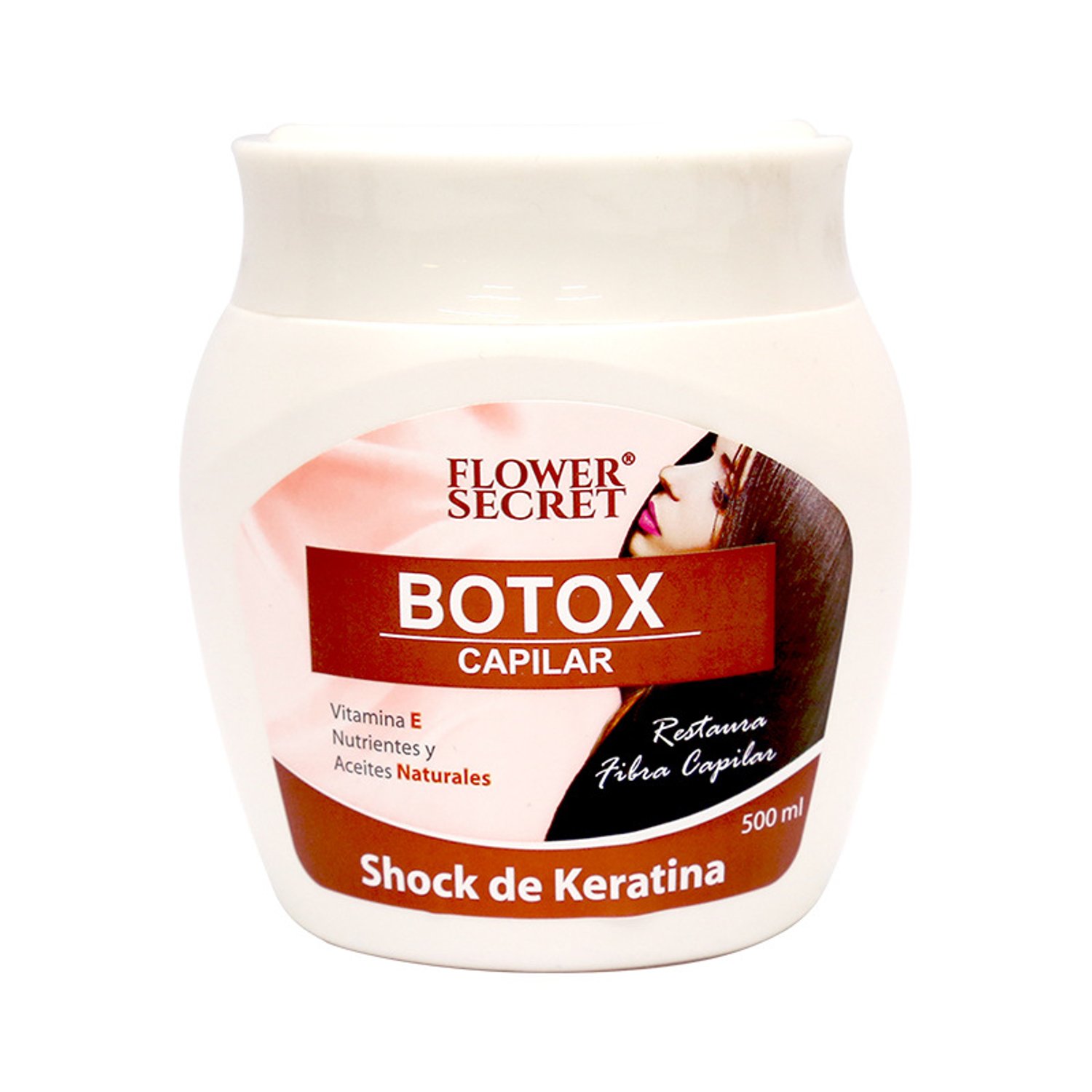 BOTOX CAPILAR SHOCK DE KERATINA 500ML - FLOWER SECRET - 1