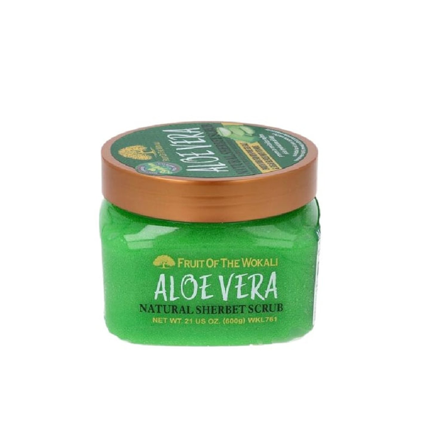 EXFOLIANTE NATURAL WOKALI SHERBET SCRUB ALOE VERA 600 GR - 1