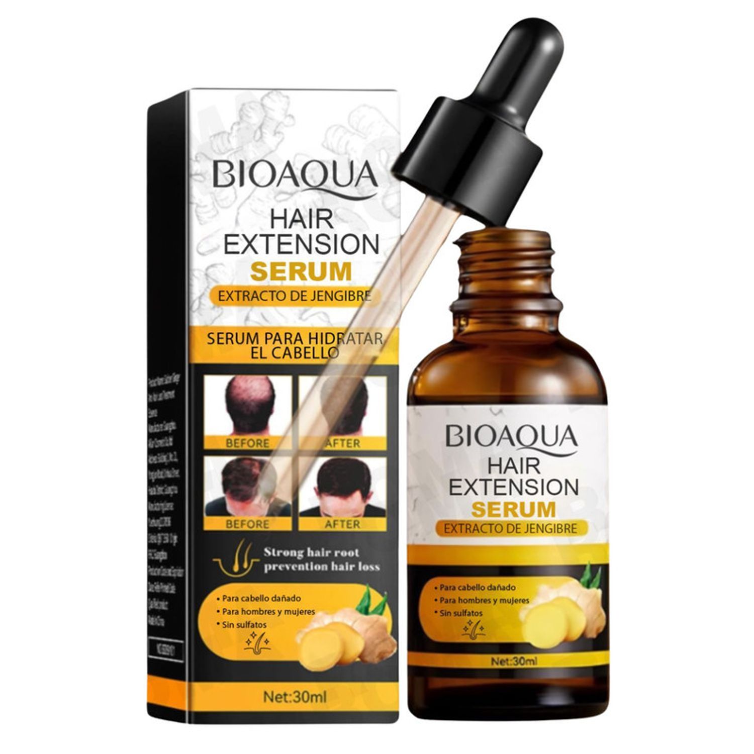 SÉRUM PARA EL CABELLO DE JENGIBRE 30ML - 1