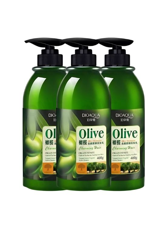 3 SHAMPOO DE OLIVO BIOAQUA 1200ML - 1