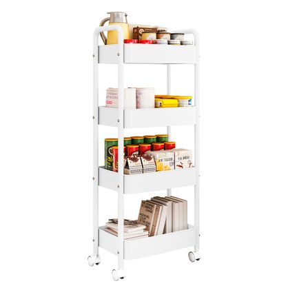 ORGANIZADOR MULTIFUNCIONAL DE 4 PISOS Y RUEDAS - 1