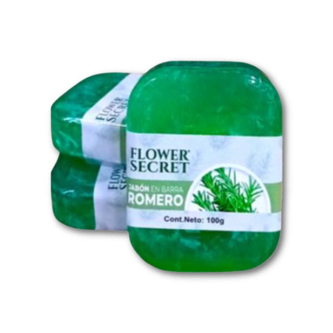 PACK 3 JABONES DE ROMERO FLOWER SECRET - 1