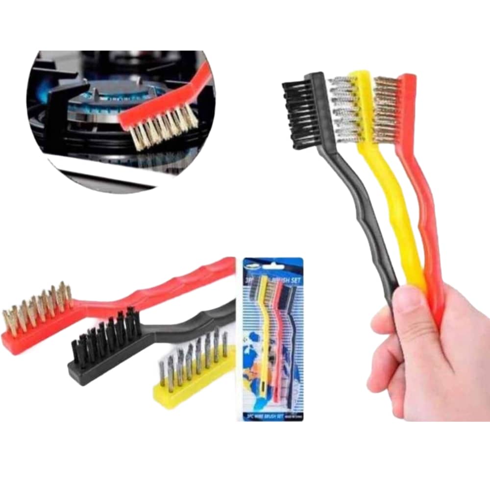 SET X 3 CEPILLOS DE LIMPIEZA PARA COCINA - 1