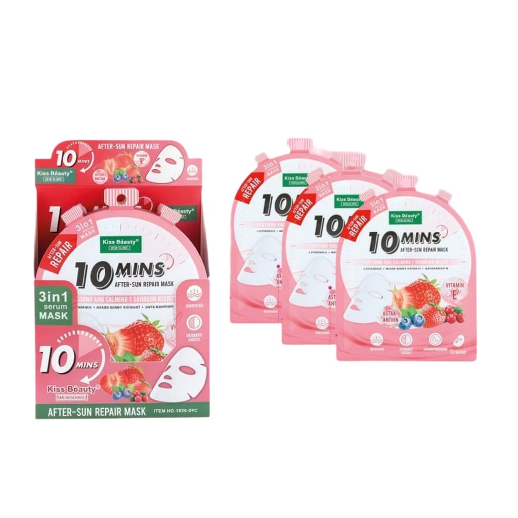 PACK 12 UND DE MASCARILLA FACIAL FRUTOS ROJOS - 1