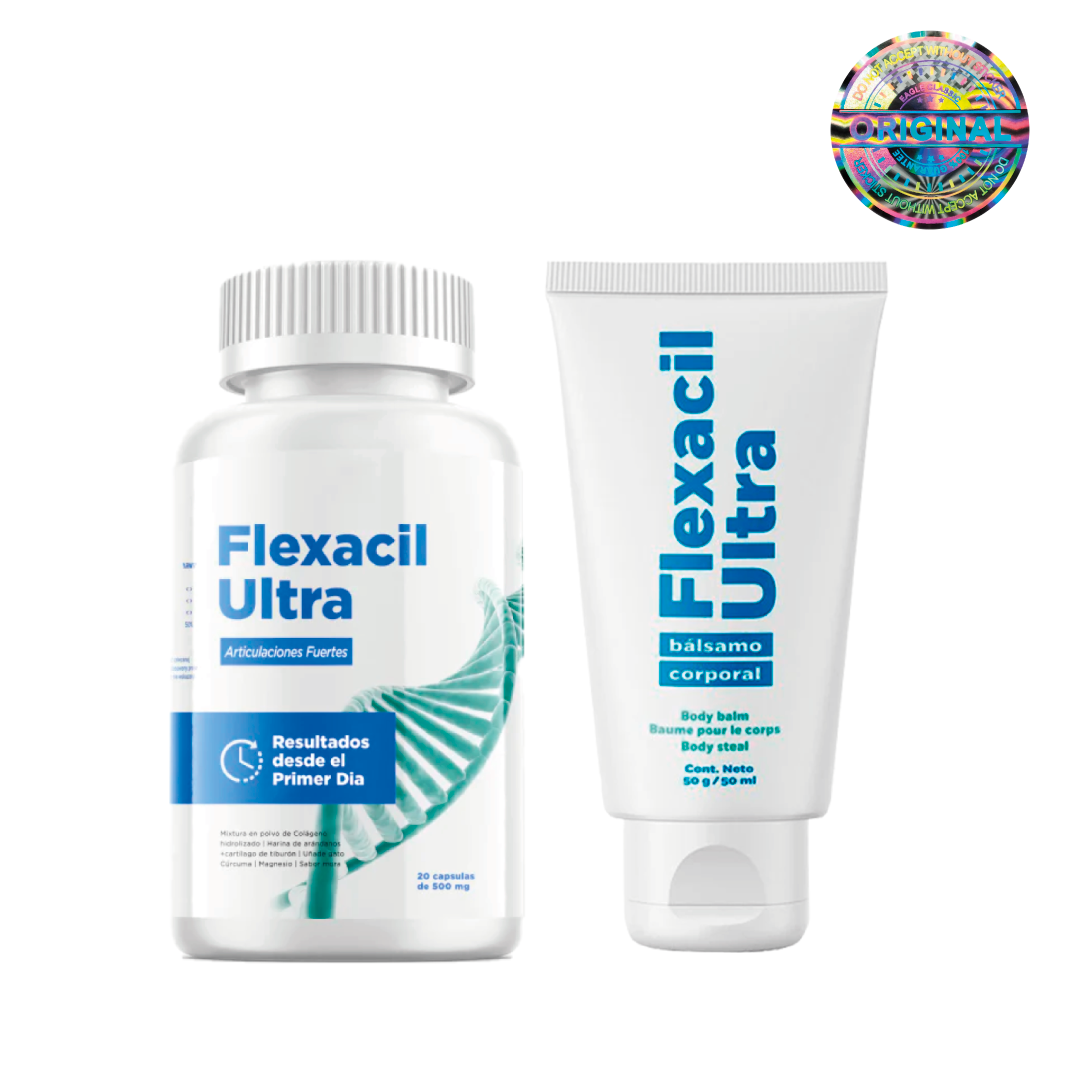 FLEXACAPS 1 FRASCO + FLEXAGEL 1 TUBO - 1