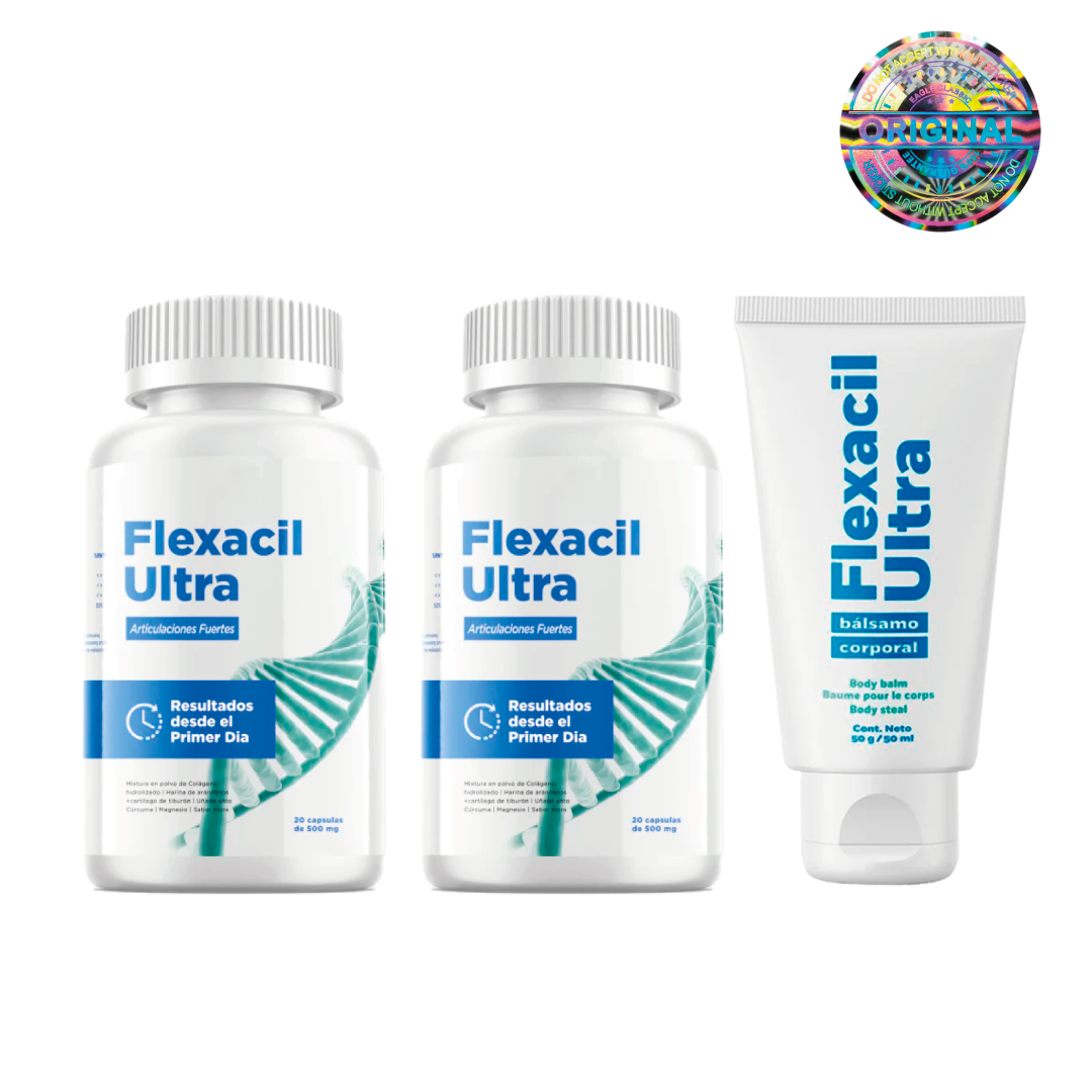 FLEXACAPS 2 FRASCO + FLEXAGEL 1 TUBO - 1