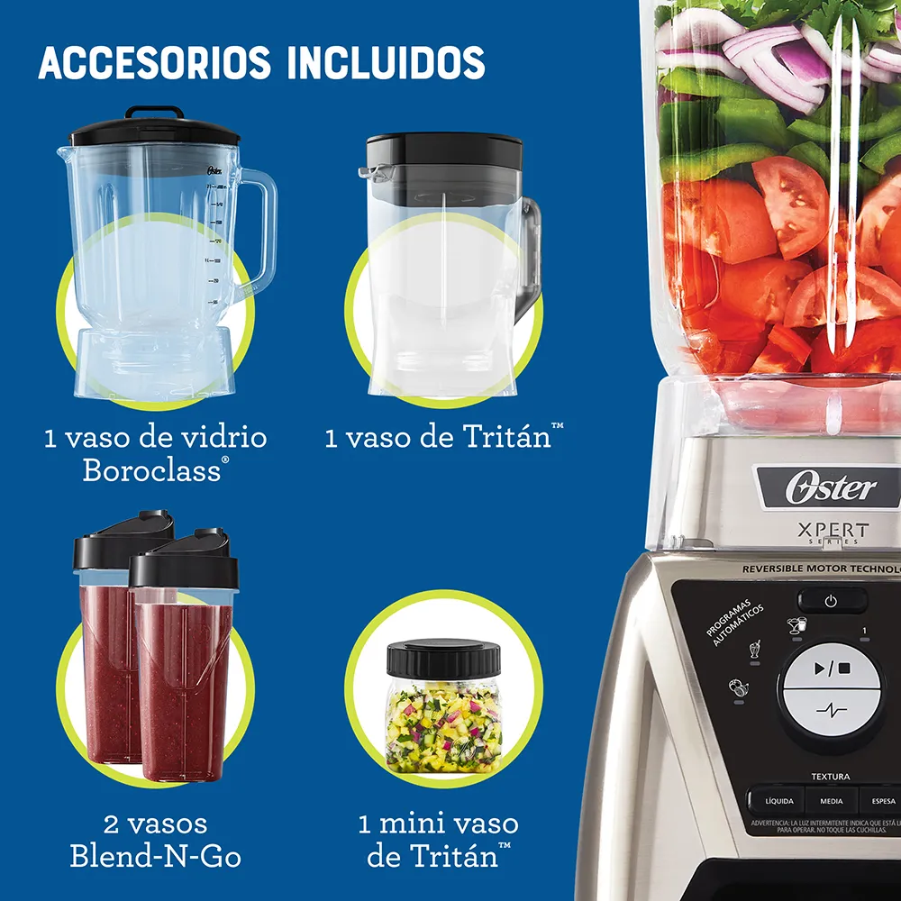 LICUADORA OSTER XPERT CON CONTROL DE TEXTURA BLST3B CAG 053 - 2