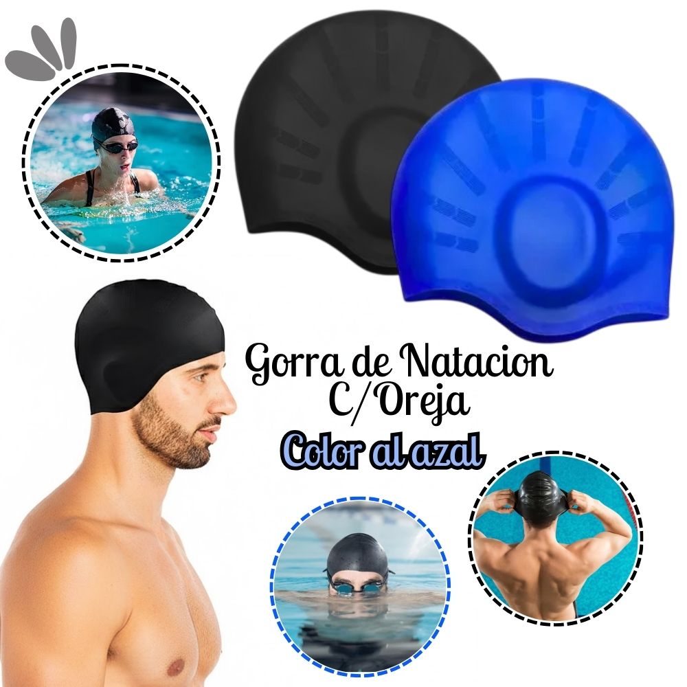 GORRO CON OREJA PARA NATACION - NZ - 1