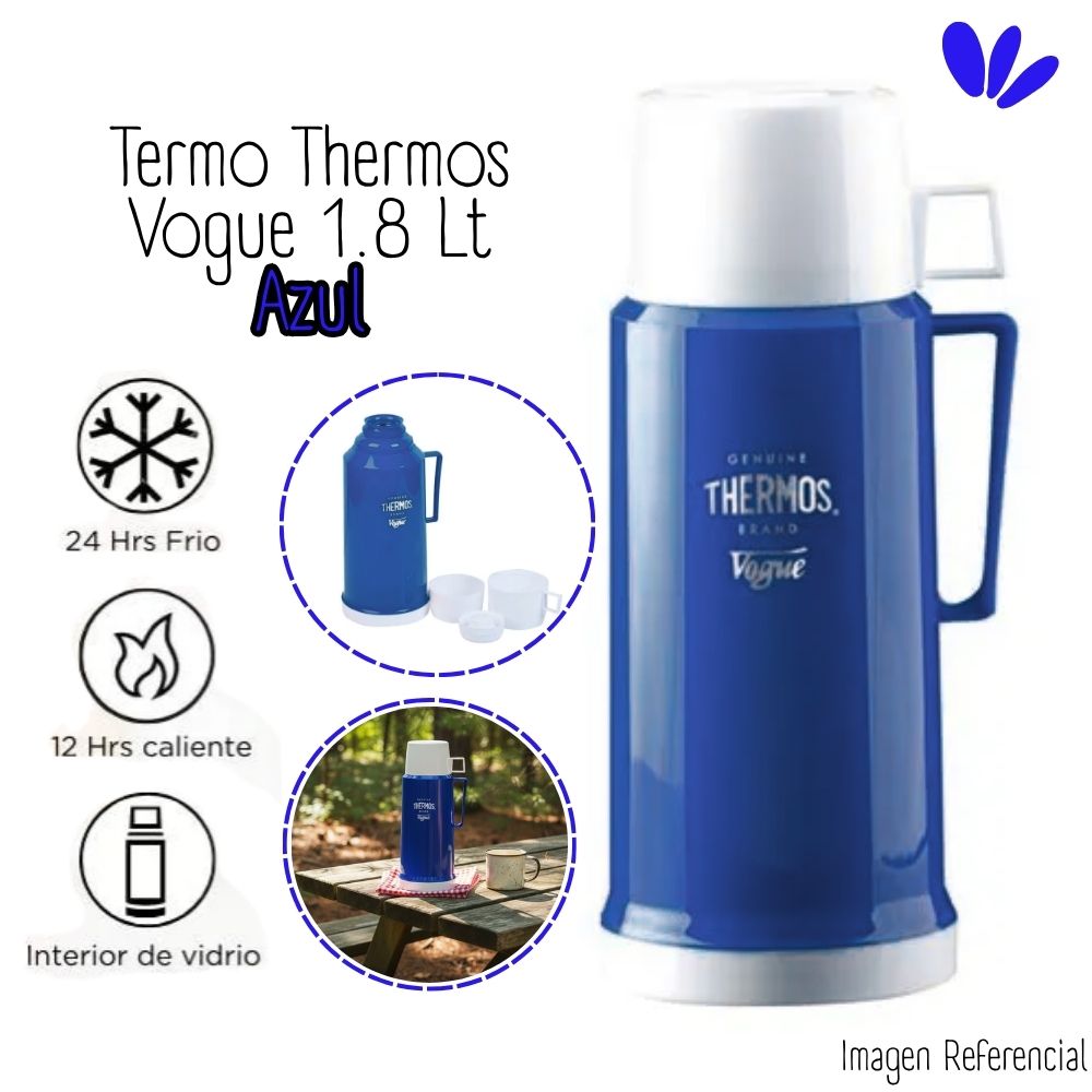 TERMO THERMOS 30-180 AZUL VOGUE 1.8 L - 1