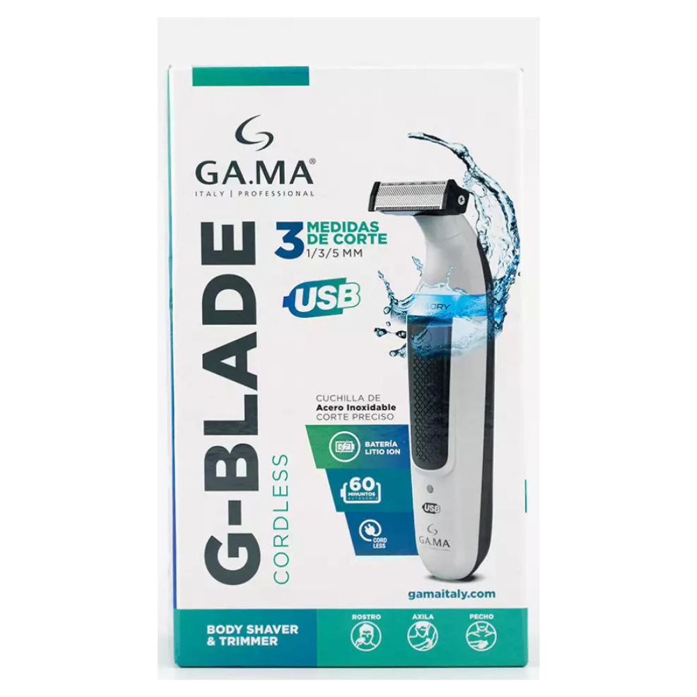 AFEITADORA GAMA G-BLADE INALAMBRICA WETYDRY - 5
