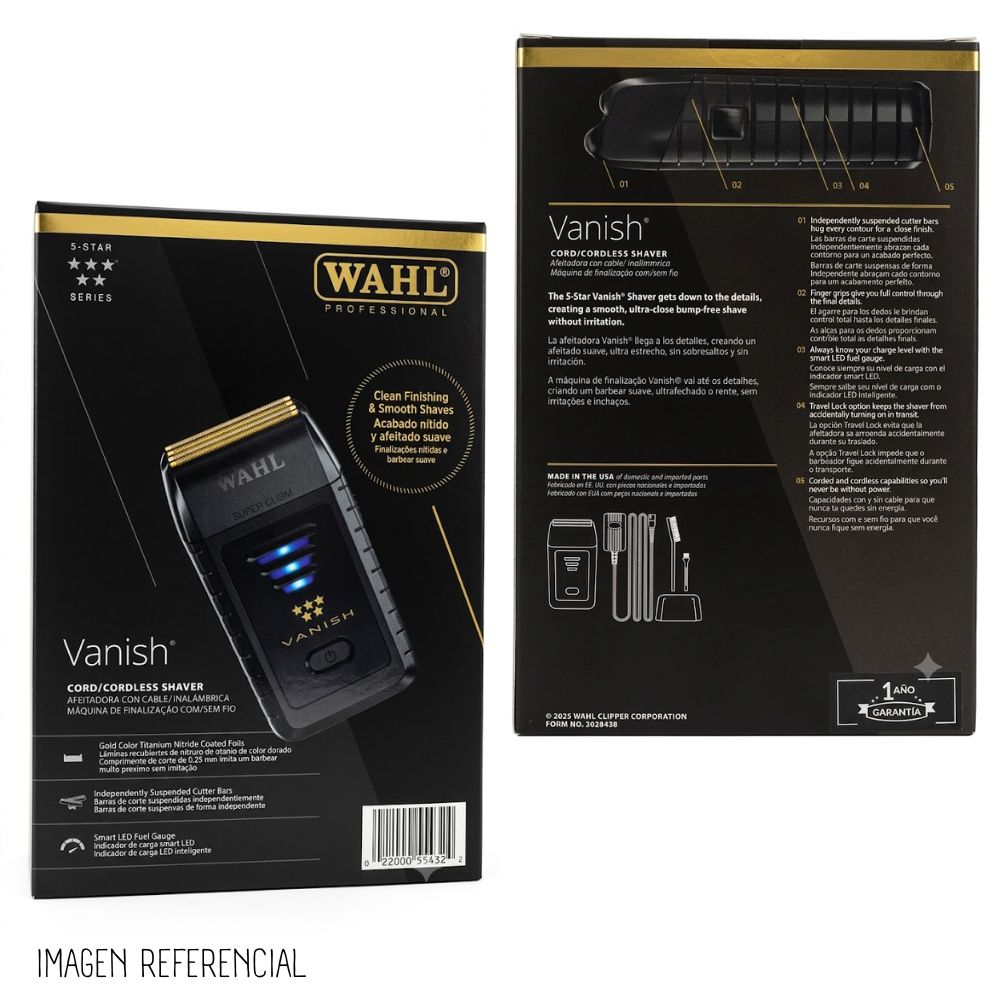 AFEITADORA WAHL 8173-700 VANISH 8173 - 7