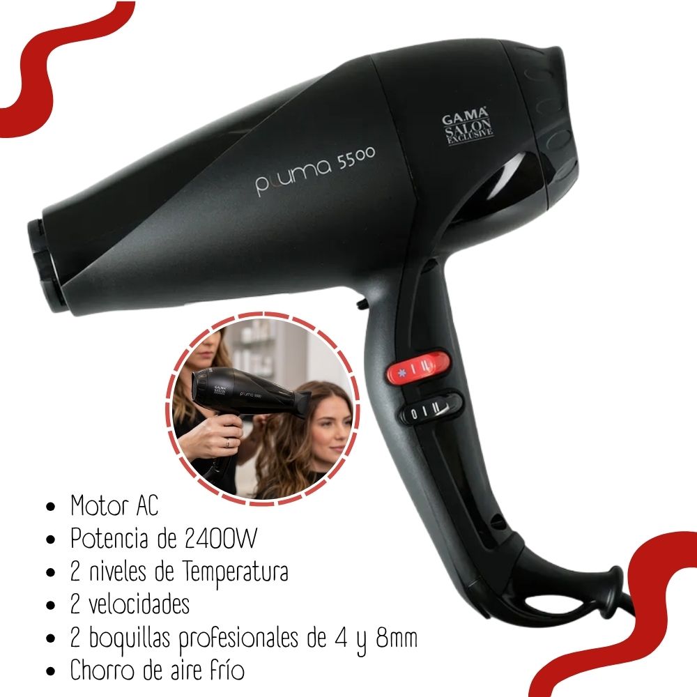 SECADORA GAMA PROFESIONAL 5500 PLUMA OXY-ACTIVE - 2