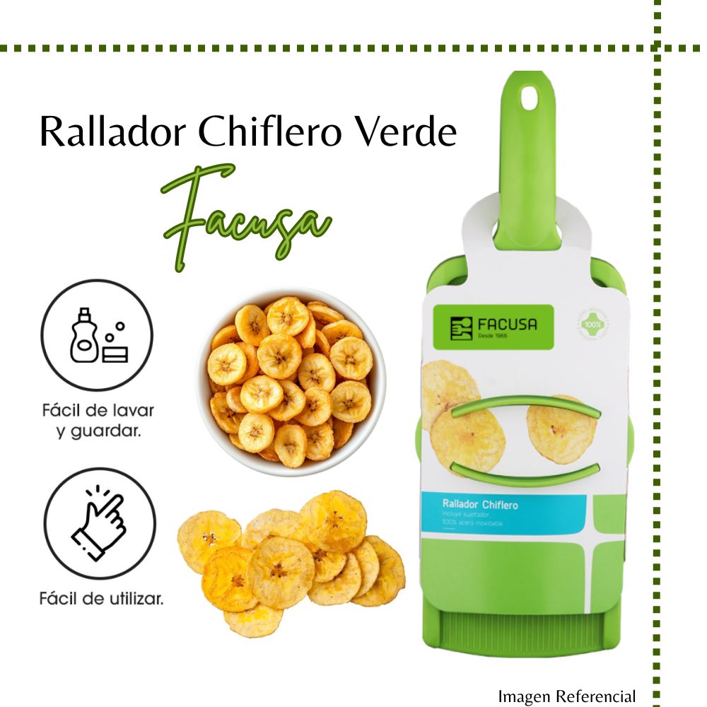 RALLADOR CHIFLERO FACUSA - VERDE - 1