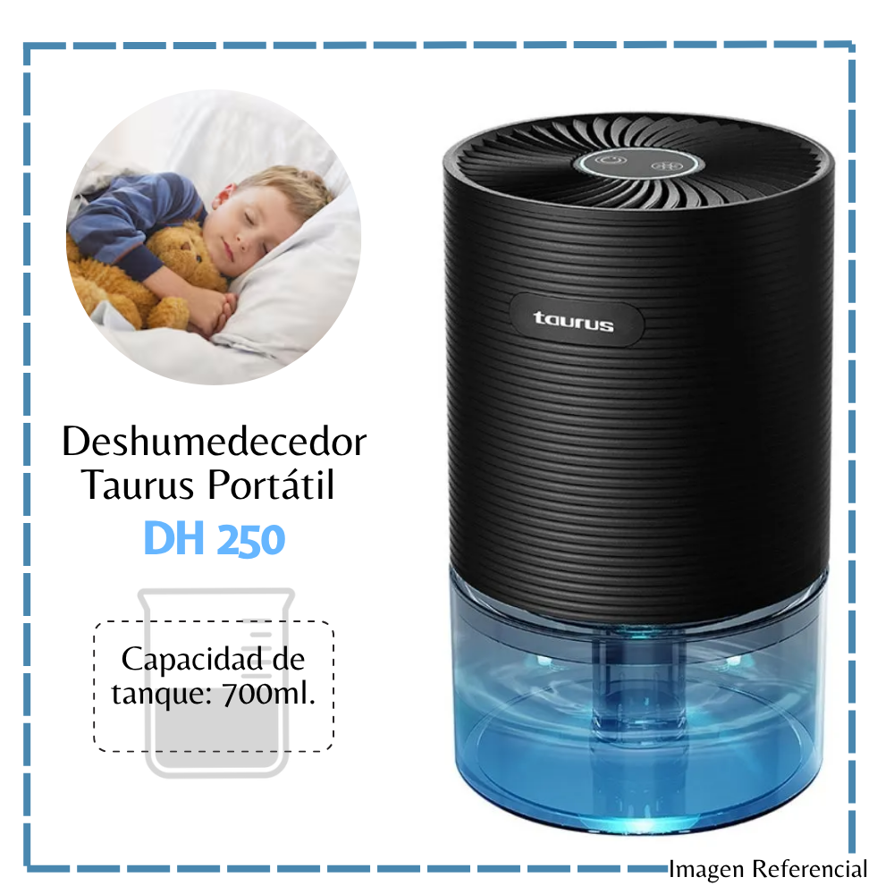 DESHUMEDECEDOR PORTATIL TAURUS - DH-250 - 1