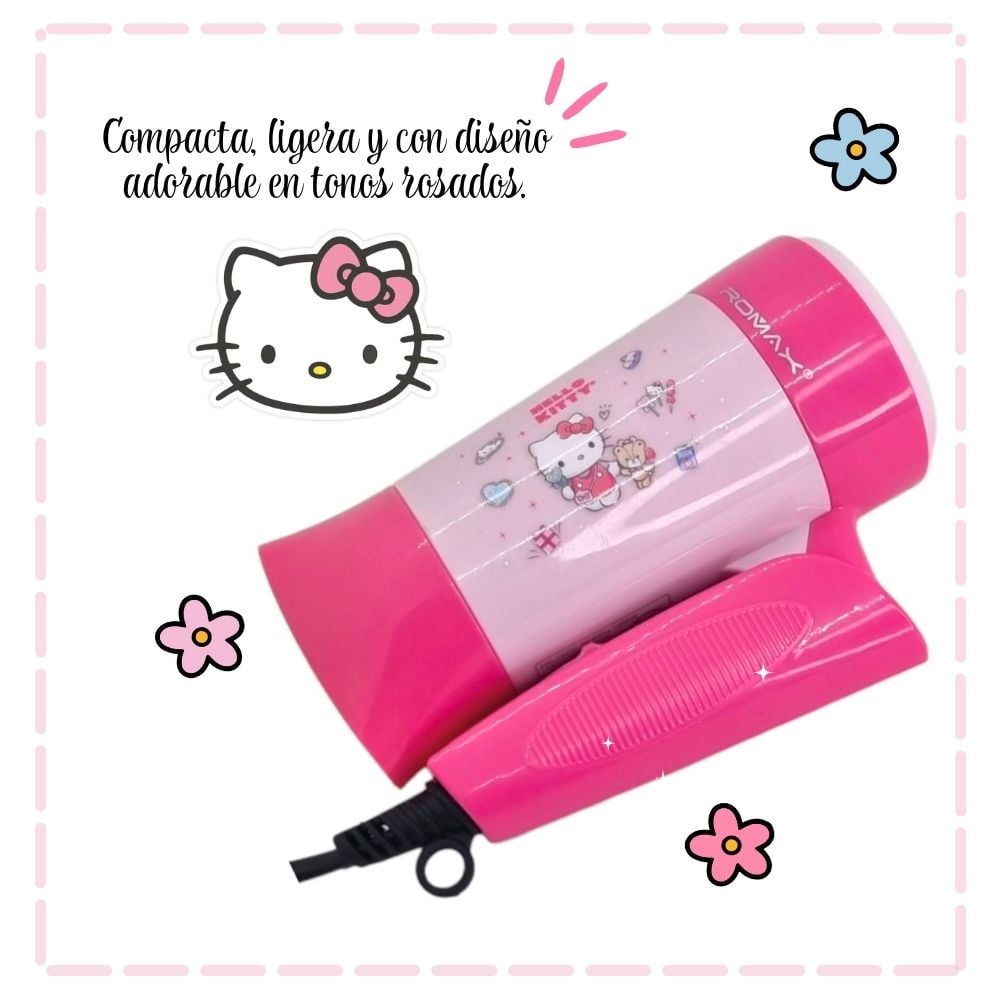 SECADOR DE CABELLO ROMAX HELLO KITTY - 3
