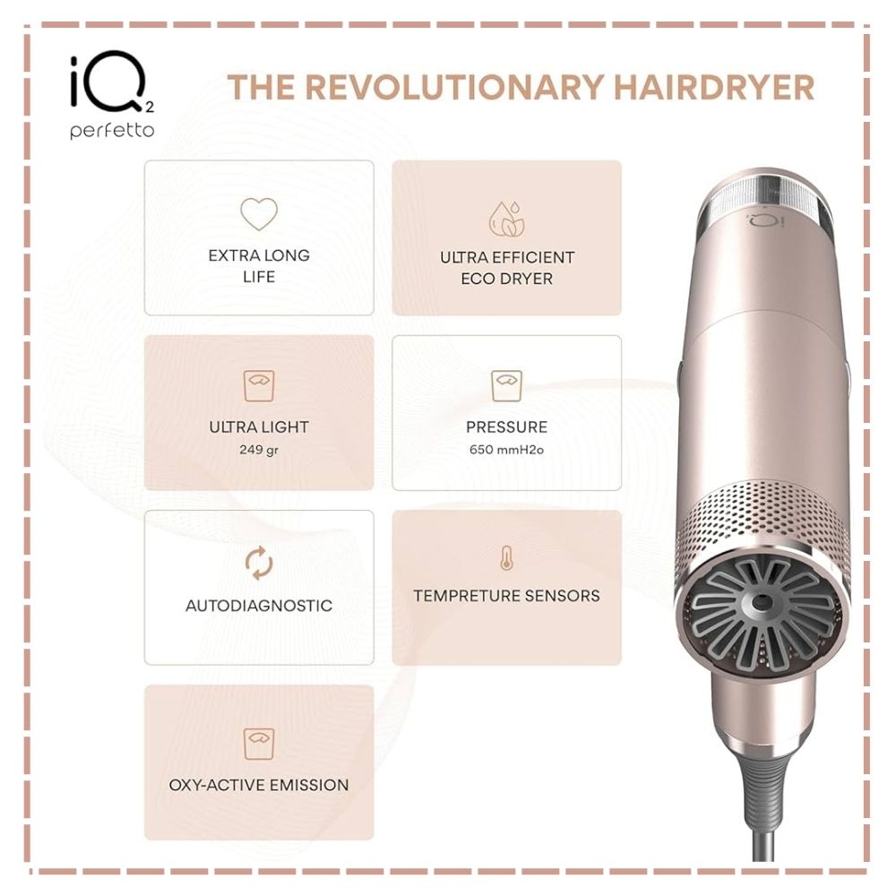 SECADORA PROFESIONAL IQ3 PERFETTO PINK 220V - 3