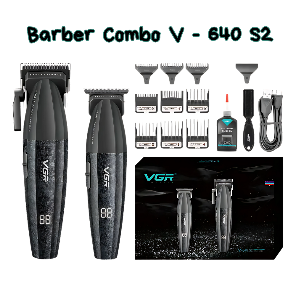 COMBO BABER VGR TRIMMER + CLIPPER V-640 S2 - 2