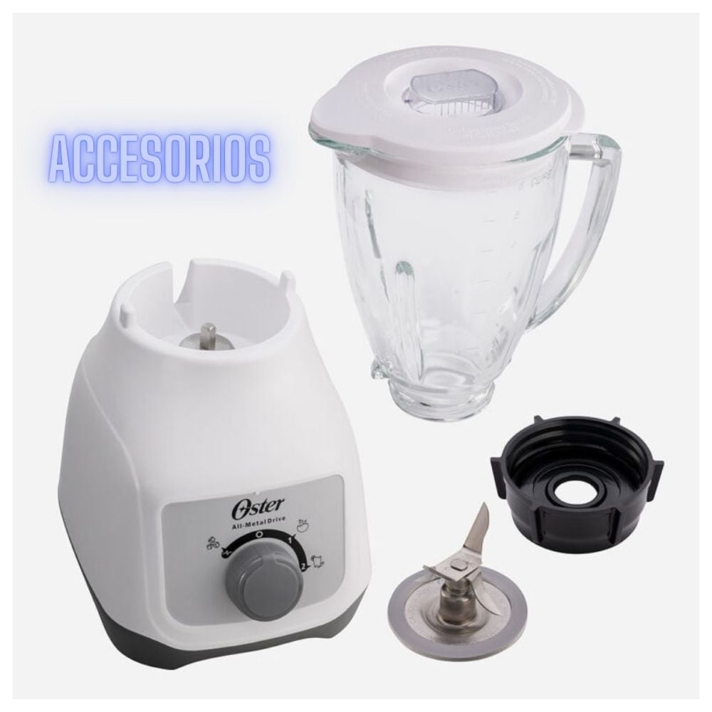 LICUADORA OSTER 1.5L DE 550W BLANCO BLSTKAG WRD 053 - 2