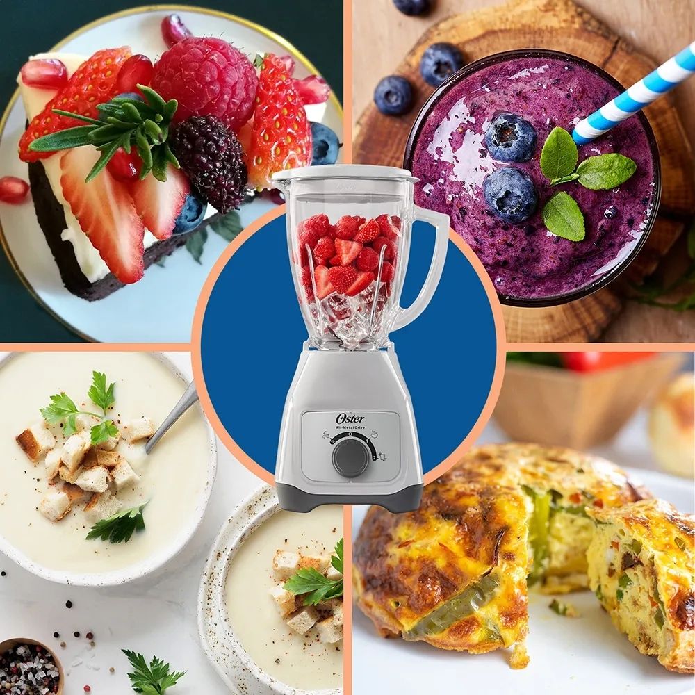 LICUADORA OSTER 1.5L DE 550W BLANCO BLSTKAG WRD 053 - 5