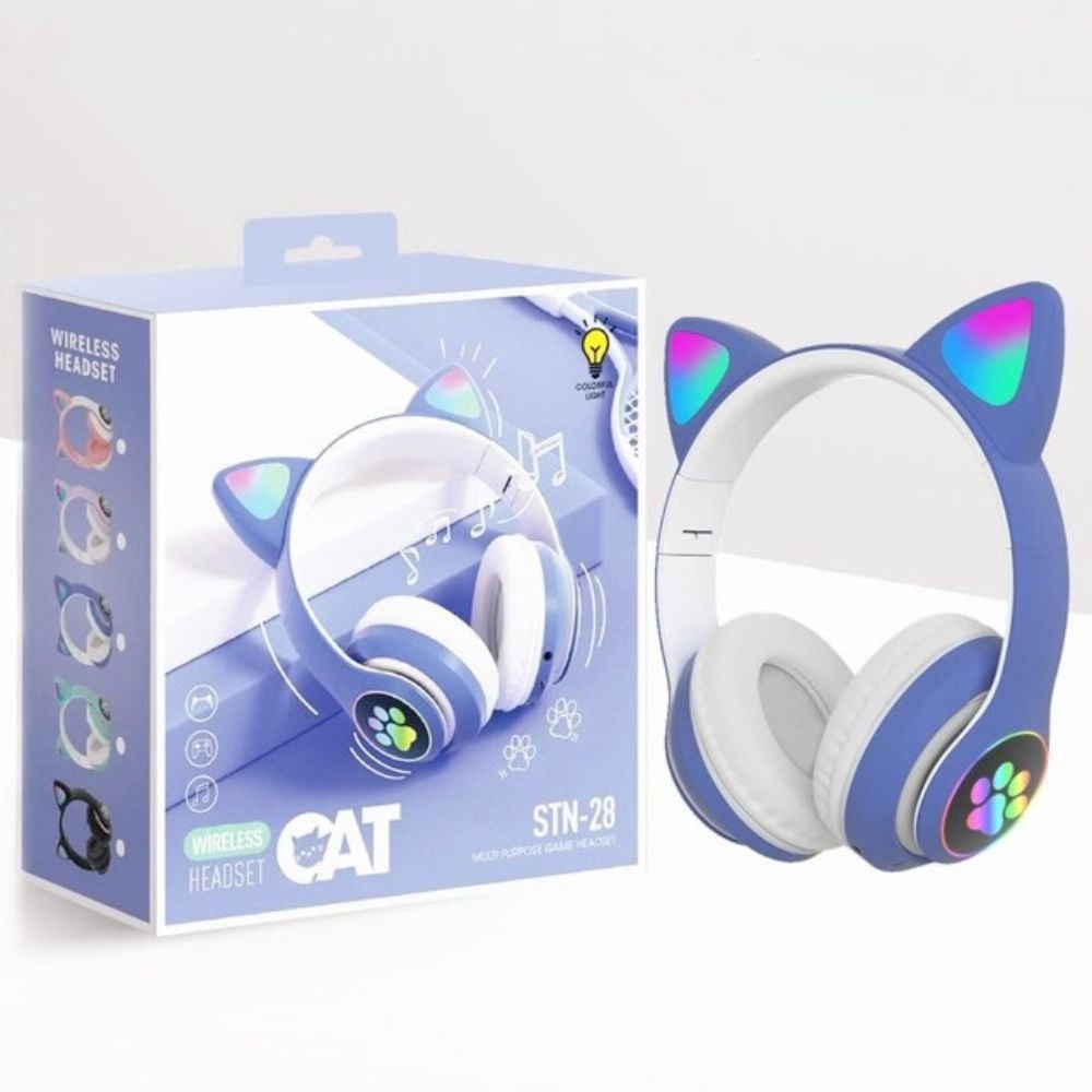 AUDIFONOS CAT GAMING CON LUZ LED STN-28 - 2