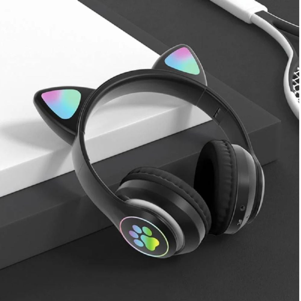 AUDIFONOS CAT GAMING CON LUZ LED STN-28 - 3