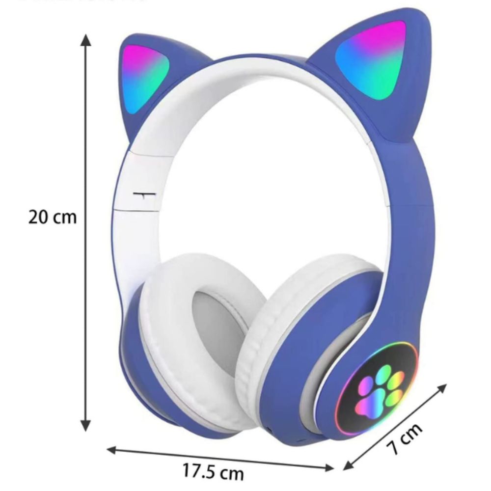 AUDIFONOS CAT GAMING CON LUZ LED STN-28 - 6