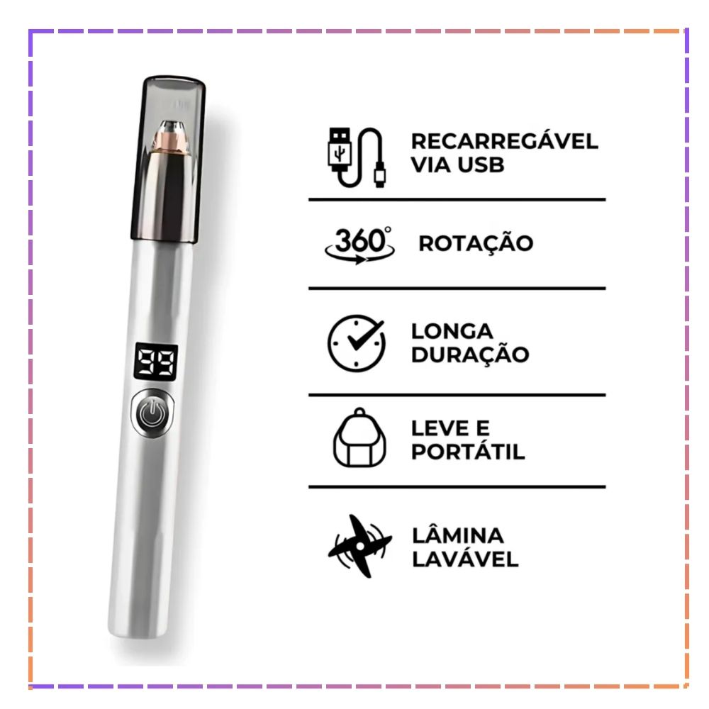 DEPILADORA DE CEJA RECARGABLE - 4