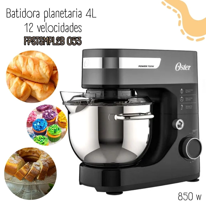BATIDORA OSTER PLANETARIA 4L DE12 VELOCIDADES 850W - 1