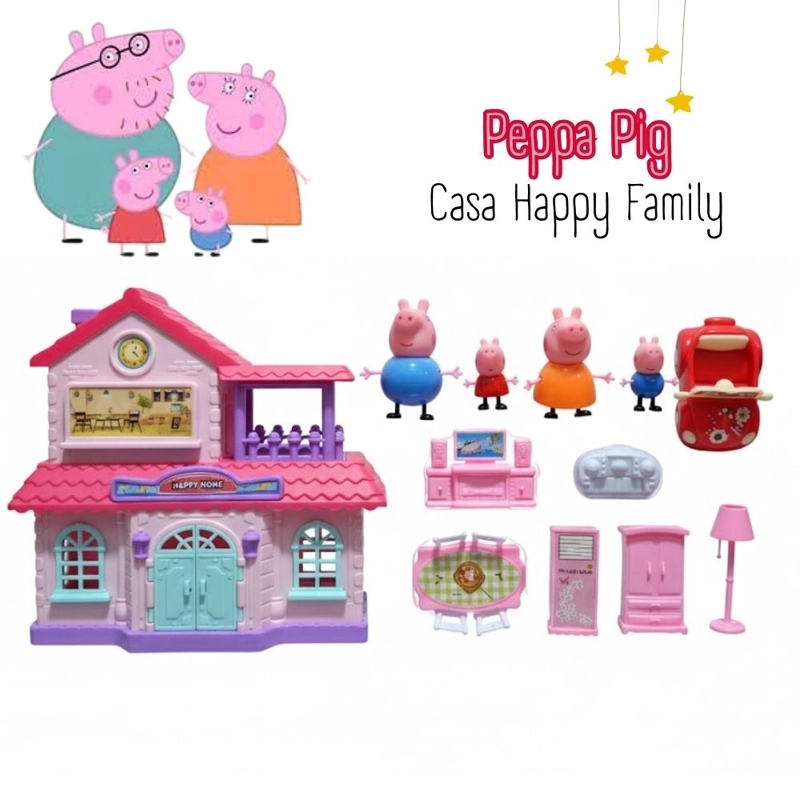 CASA DE PEPPA PIG CON 4 MUÑECOS - 5