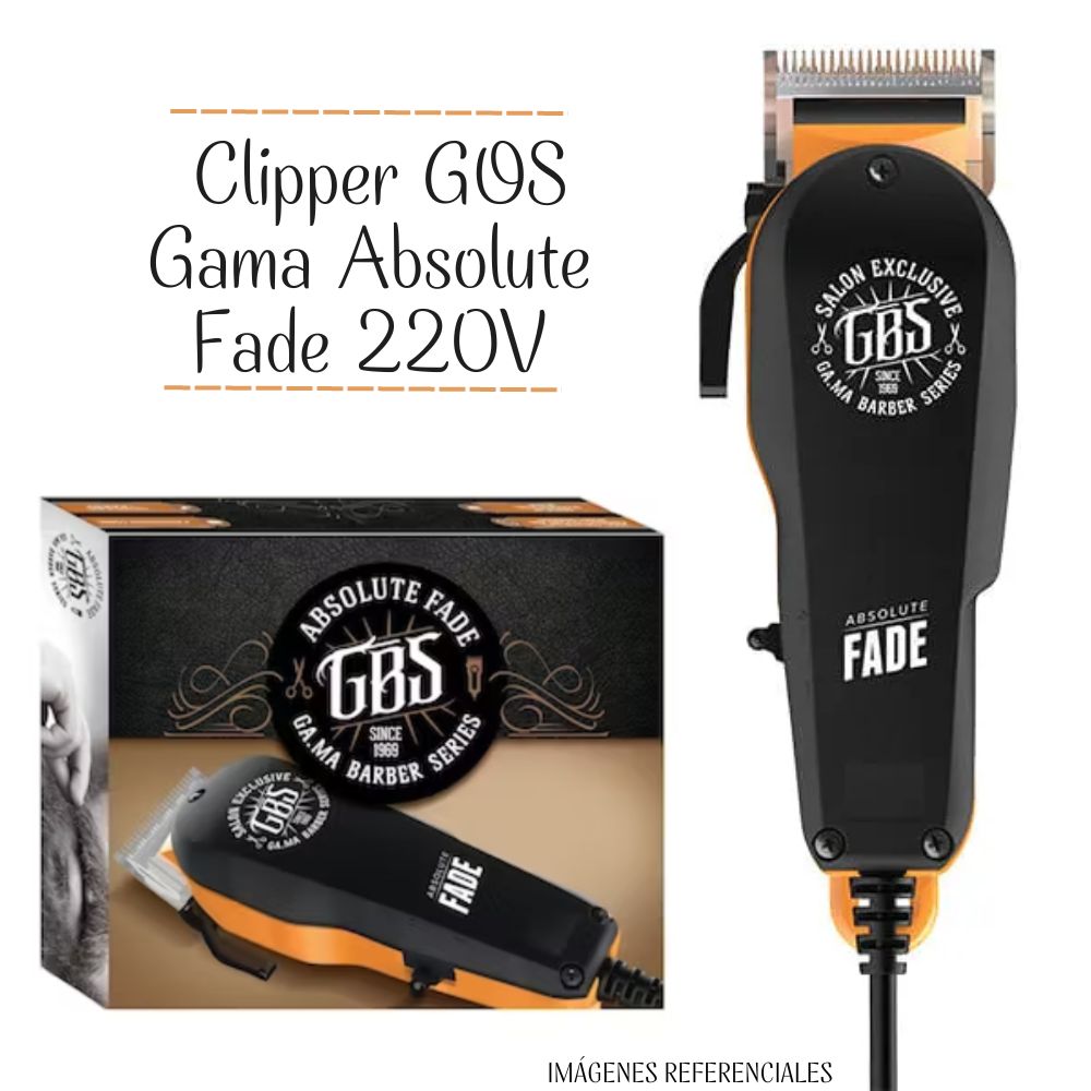 MAQUINA DE CABELLO GAMA BARBER SERIES GBS ABSOLUTE FADE - 1