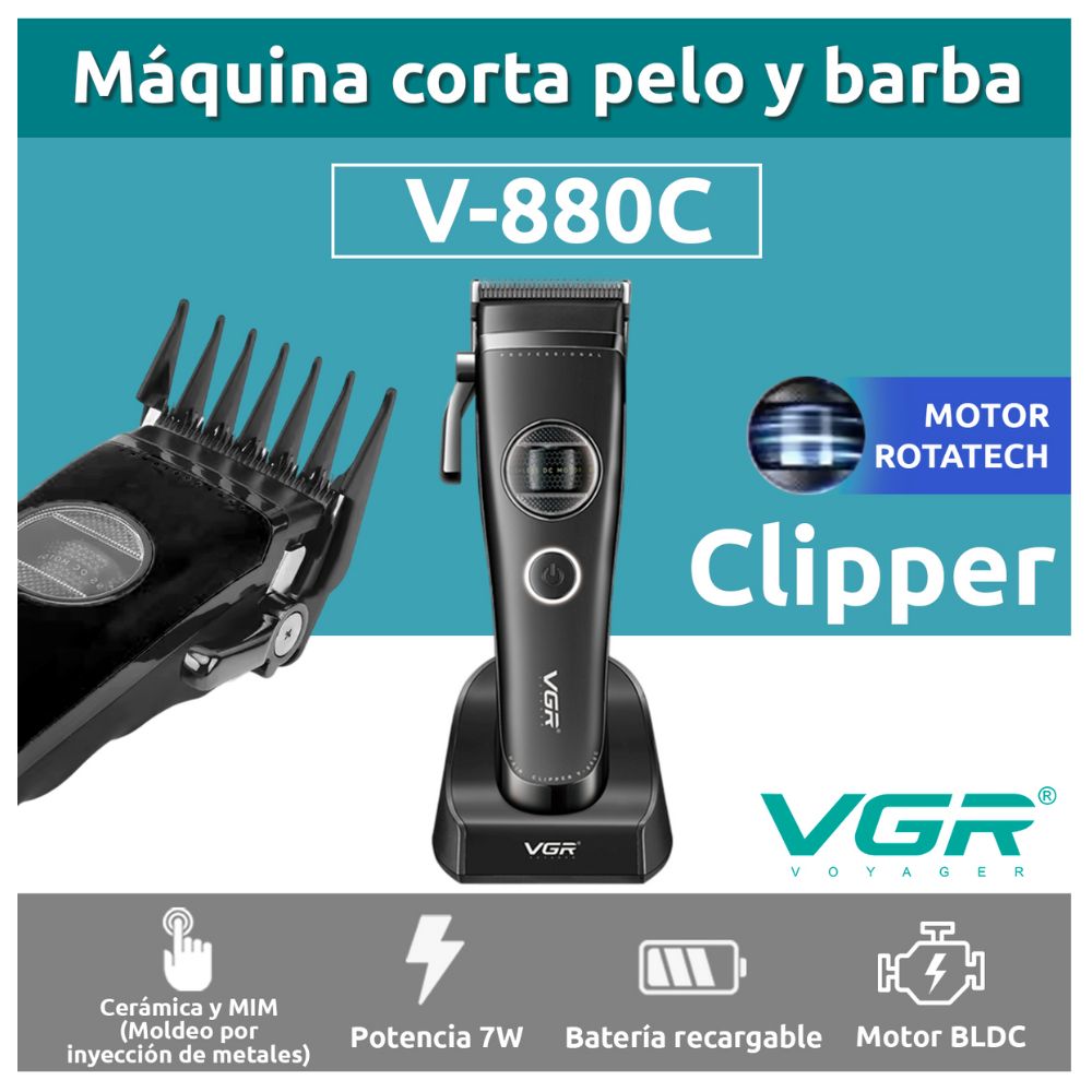 MÁQUINA DE CORTAR PELO VGR V-880C - 2