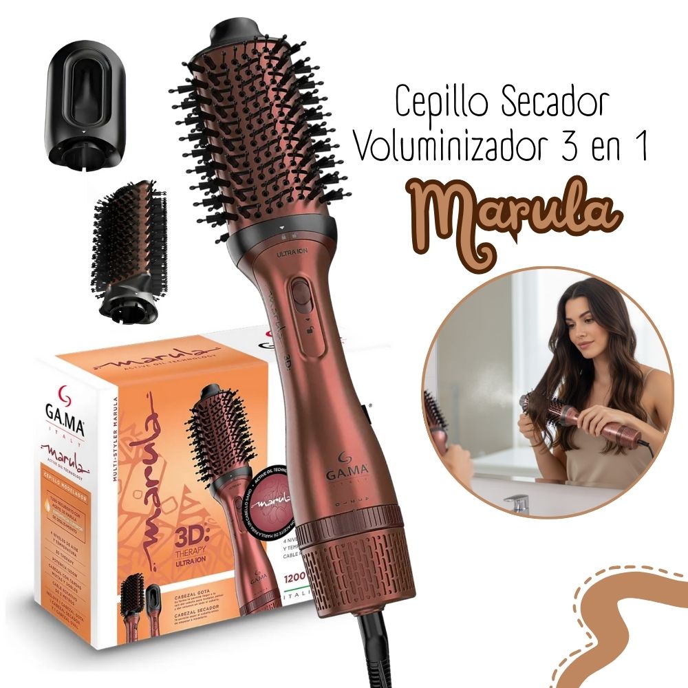 CEPILLO SECADOR MODELADOR GA.MA STYLER MARULA 3 EN 1 - 1