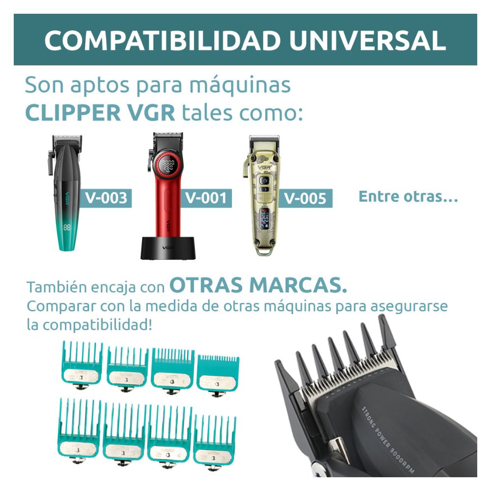 SET PEINES DE ALZA PREMIUM GUIA VGR V – 891 - 4