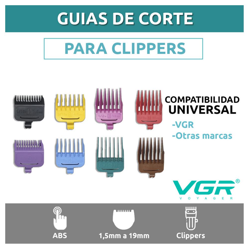 SET PEINES DE ALZA MULTICOLOR VGR V – 890 - 3