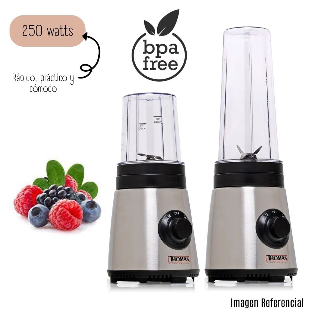 LICUADORA PERSONAL BLENDER THOMAS TH-300PB - 3