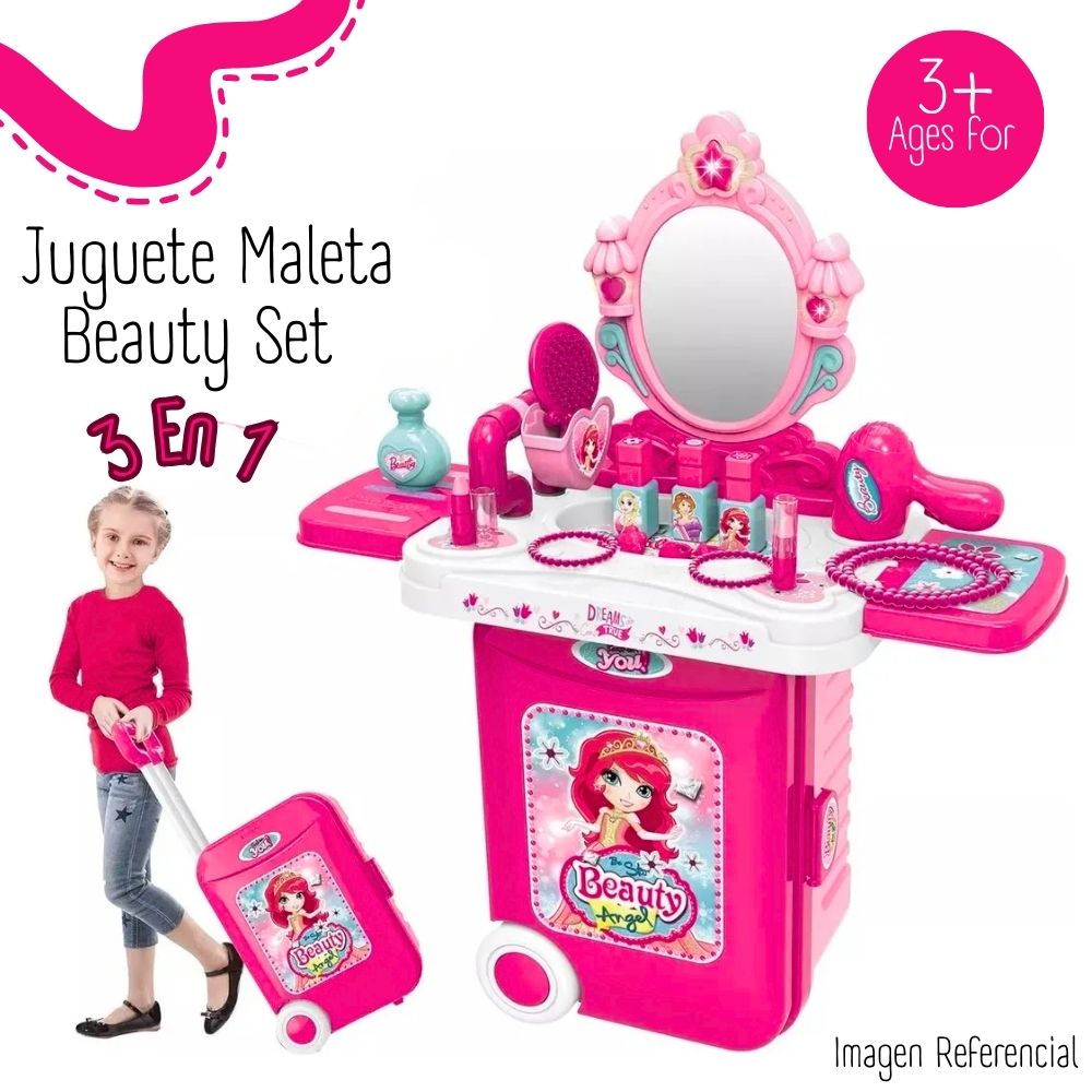 JUGUETE MALETA BEAUTY SET 3 EN 1 - 1