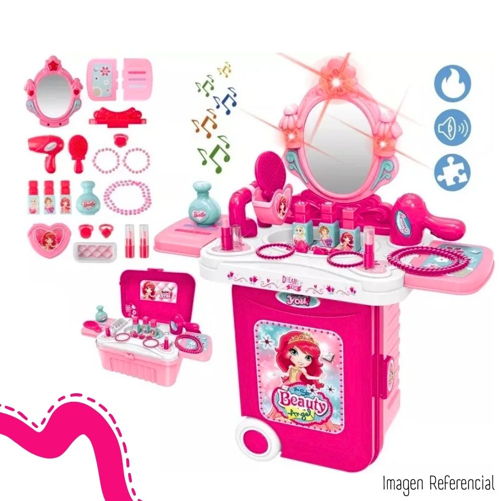 JUGUETE MALETA BEAUTY SET 3 EN 1 - 2