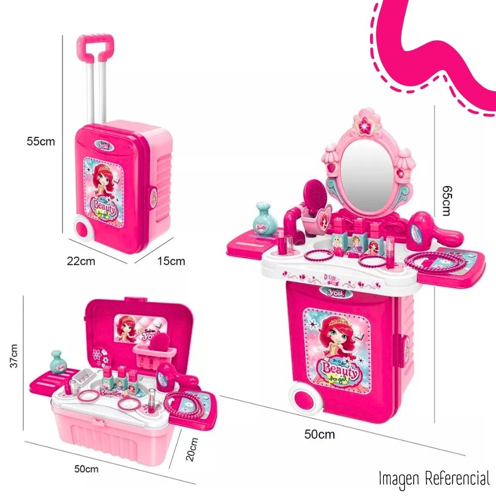 JUGUETE MALETA BEAUTY SET 3 EN 1 - 3
