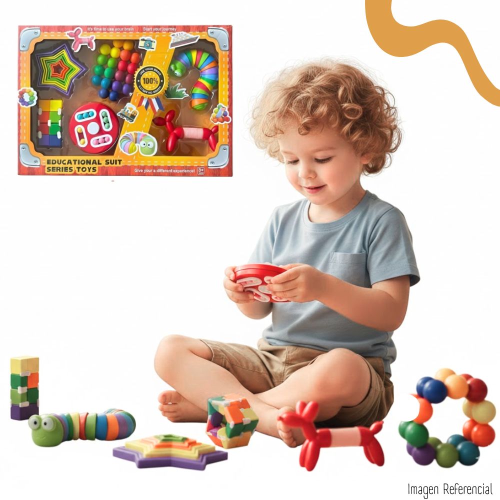 SET DE 6 JUGUETES SENSORIALES EDUCATIVOS - 3