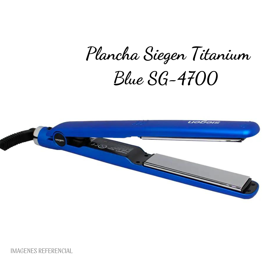 PLANCHA ALISADORA PROFESIONAL SIEGEN PLACAS FLOTANTES DE TITANIUM SG-4700 - 2