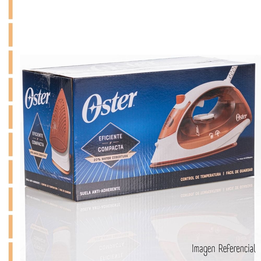 PLANCHA COMPACTA C/SUELA ANTIADHERENTE OSTER GCSTBS5004 - NARANJA - 4