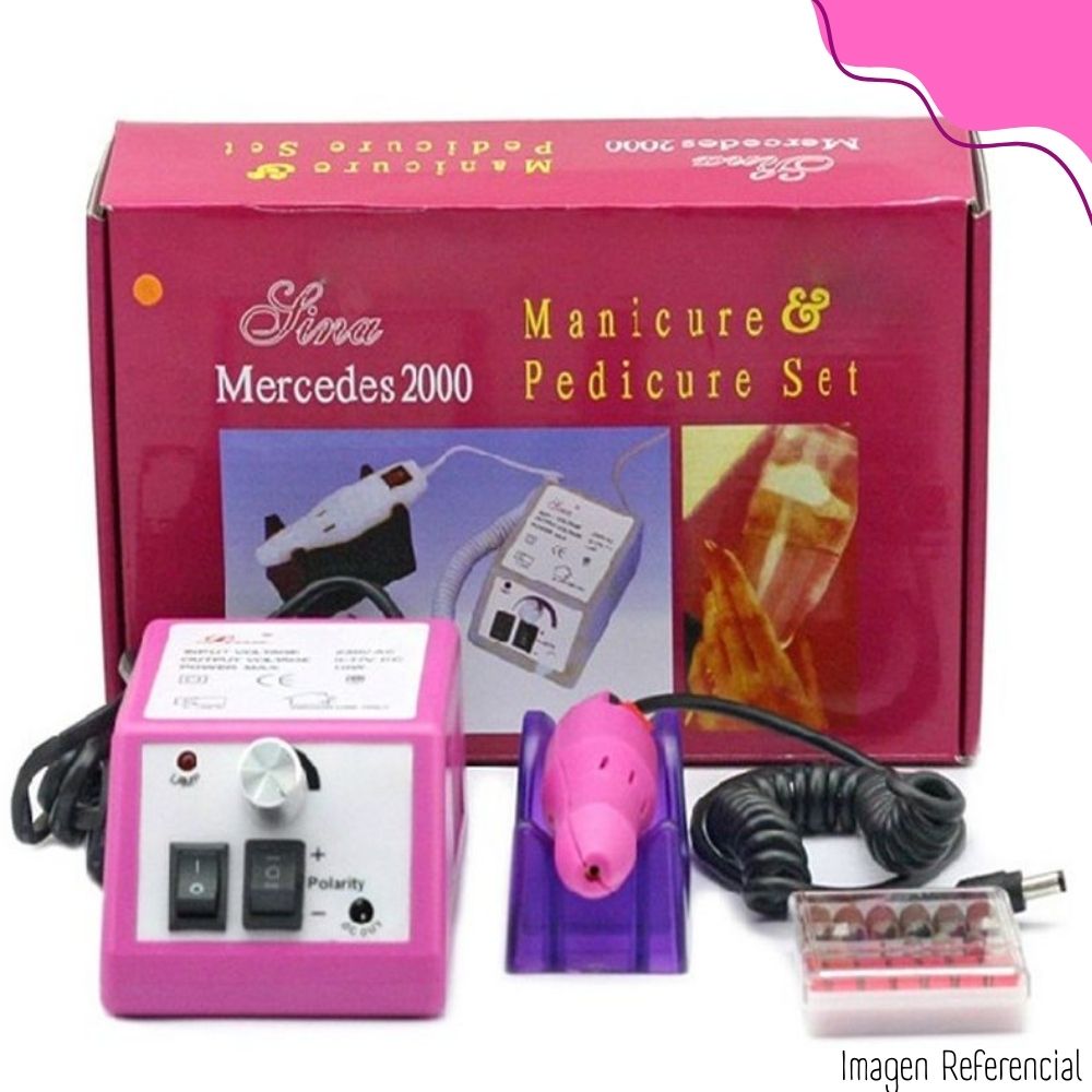 SET DE TALLADOR Y PULIDOR DE UÑAS MERCEDES 2000 - 6