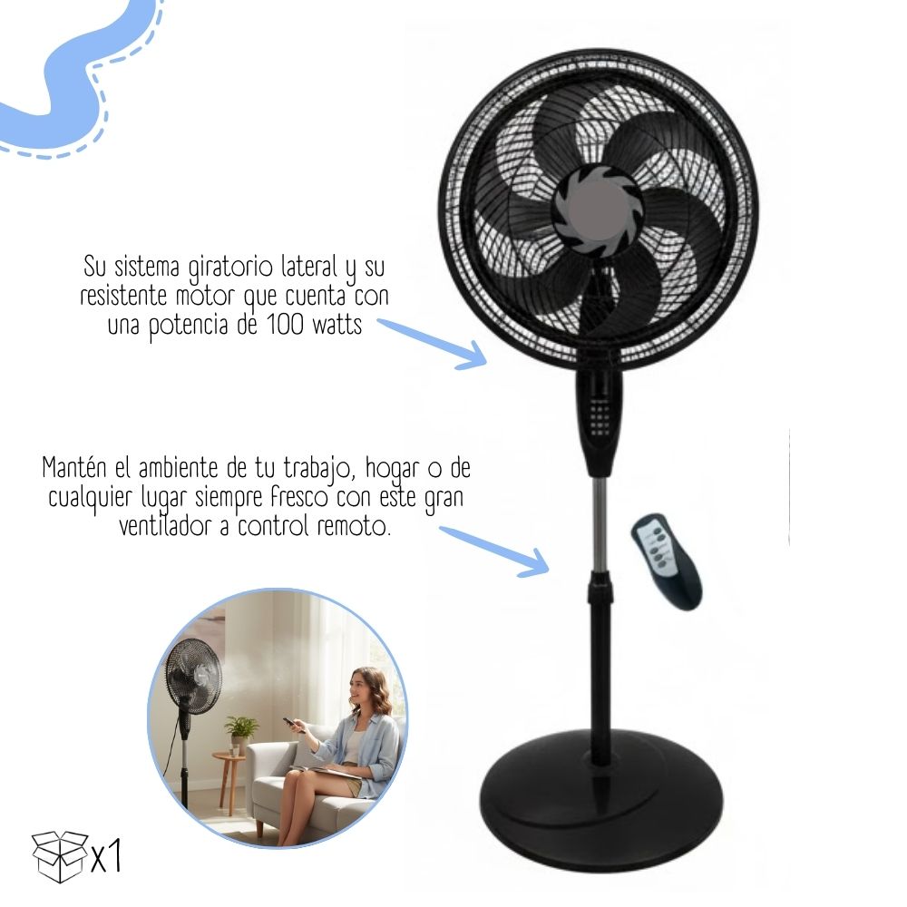 VENTILADOR TREVELY DE 18' 3 EN 1 VT-1840 - 2