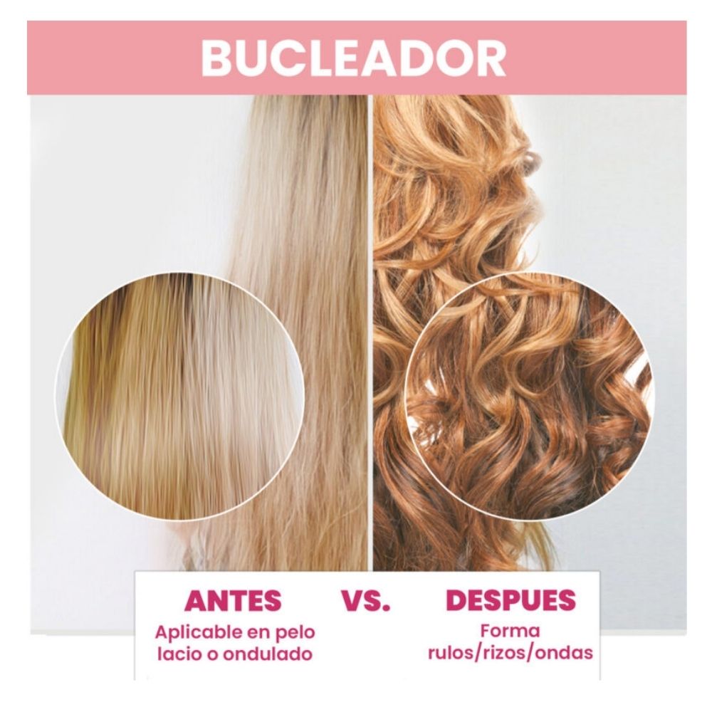 RIZADORA VGR PARA CABELLO DE 19MM V-575 - ROSADO - 4
