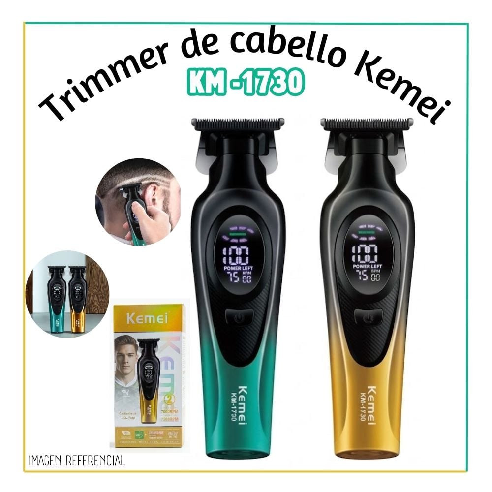 TRIMMER RECARGABLE KEMEI KM-1730 - 1