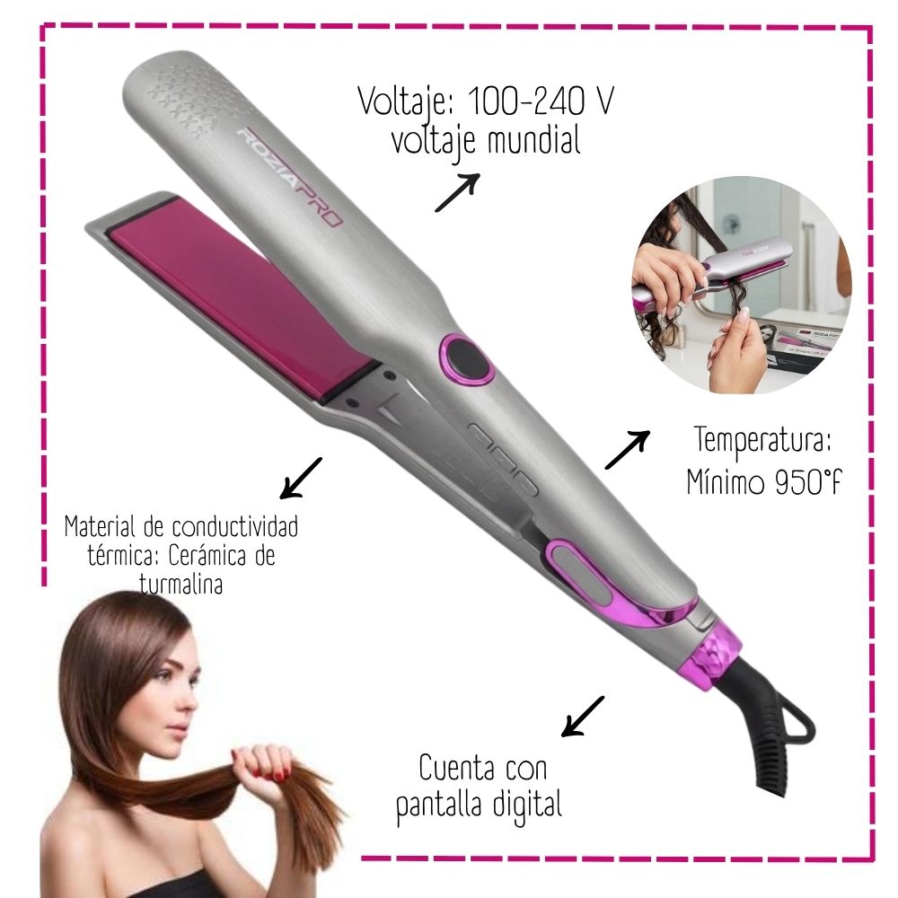 PLANCHA ALISADORA ROZIAPRO HR817 - 2