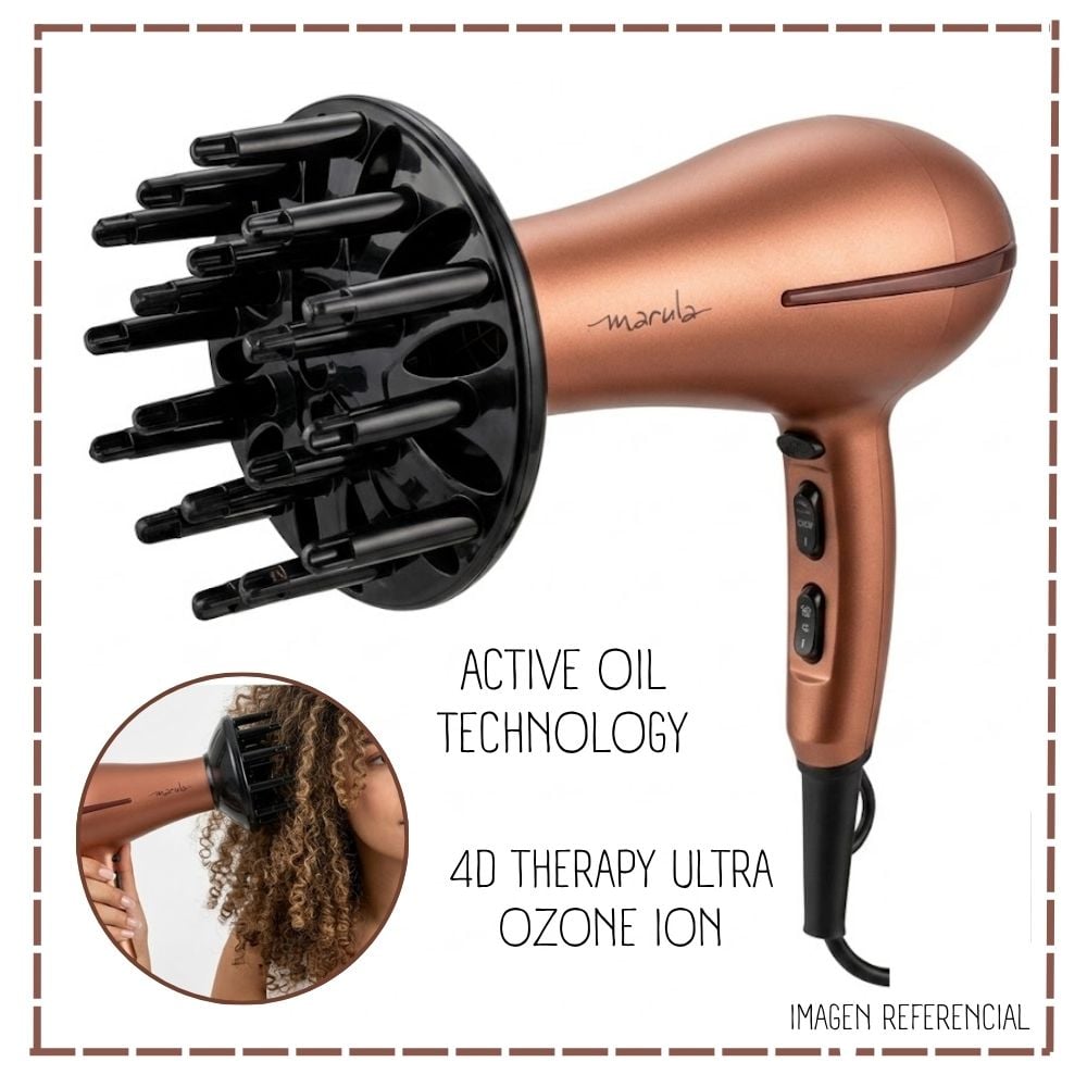 SECADORA DE CABELLO GAMA BORA MARULA 4D - 2