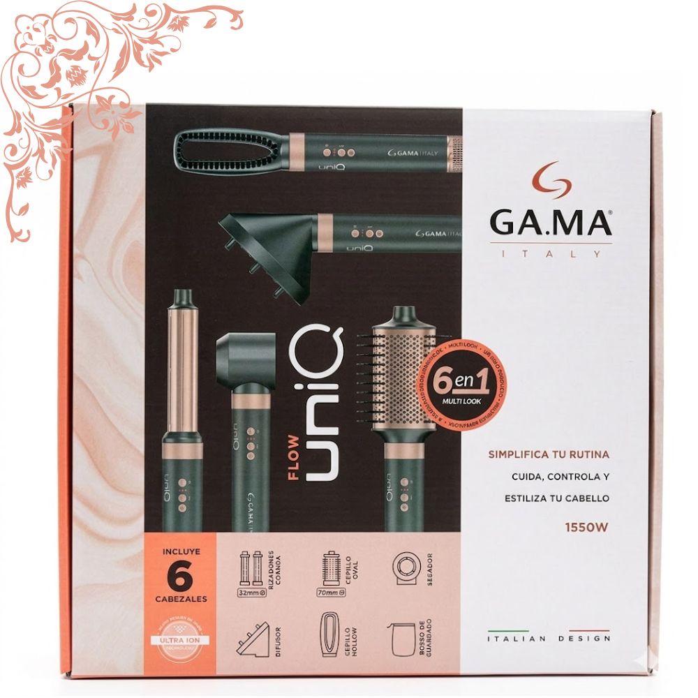 CEPILLO SECADOR GAMA MULTISTYLER UNIQ FLOW 6 EN 1 - 6